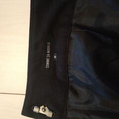 膝丈スカート　黒・グレー　【古着】　COMME CA MODELSの画像