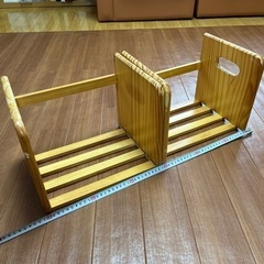 木製本棚ラックの画像