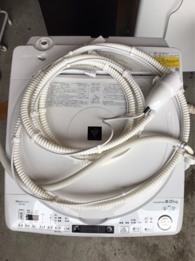 お買い得‼️SHARPシャープ　乾燥機能付き洗濯機 ES-TX8E-W 2021年製