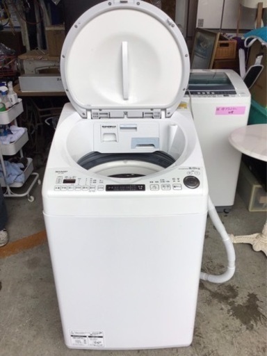 お買い得‼️SHARPシャープ　乾燥機能付き洗濯機 ES-TX8E-W 2021年製
