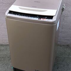 ⑱【税込み】日立 10kg 全自動洗濯機 ビートウォッシュ BW-V100B 2017年製【PayPay使えます】