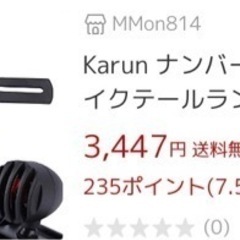 バイク　テールランプ　山梨県内お届け可　郵送可