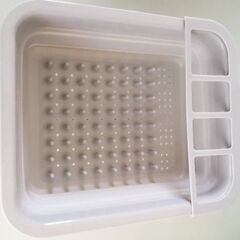 最終値下げ！【未使用】キッチン　折り畳める　水切りカゴ　残り僅か！の画像