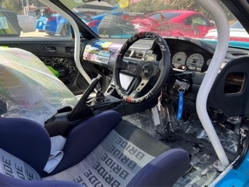 シルビア S14 前期 💙326POWER💙 ドリ車 (Purple ) 中頭のシルビアの