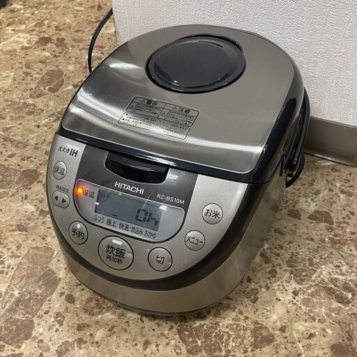 HITACHI 日立 5.5合 IH炊飯器 RZ-BS10M 炊飯ジャー 大火力 2019年製