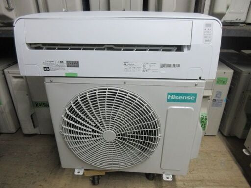 K04151　ハイセンス　中古エアコン　主に8畳用　冷房能力　2.5KW ／ 暖房能力　2.8KW