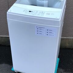 ㊹【税込み】極美品 ニトリ 6kg 全自動洗濯機 NTR60 ガラストップ 2022年製【PayPay使えます】