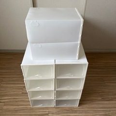 決まりました　シューズボックス　10個セット　