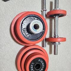 トレーニングベンチ+ダンベルの画像