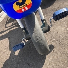 ides　アイデス　ポップンカーゴ三輪車　ミッキーマウス ブルーの画像