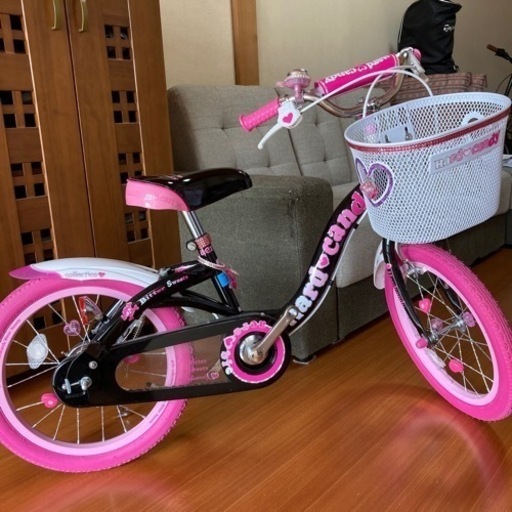 商談中】自転車16型 ハードキャンディキッズ黒 【公式通販】