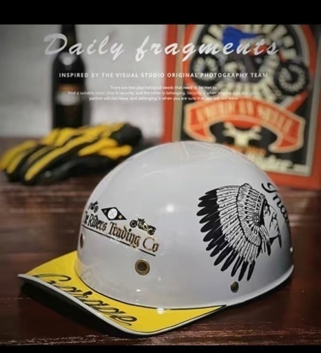 【新品】半帽ヘルメット ハーフヘルメット 原付ヘルメット 半キャップヘルメット メンズ レディース 超軽量 耐衝撃性 レトロ派 ファッション 吸汗抗菌防臭 通気性半帽ヘルメット半キャップ