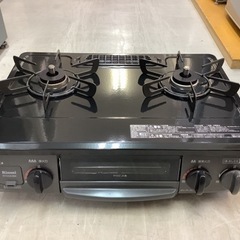 【リサイクルサービス八光】2020年製　リンナイガスコンロ　左強火　LPガス　RTE564BKL リサイクルサービス八光】2020年製 リンナイガスコンロ 左強火 LPガス