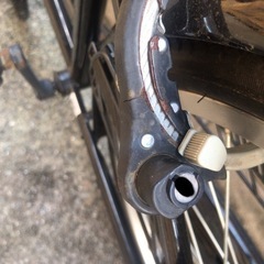自転車　ママチャリ　黒の画像