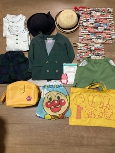 受け渡し予定者が決まりました。所沢　文化幼稚園　一式　制服　体操着　カバン　セット