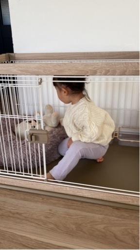 美品ペットゲージ　犬ゲージ　数回しか使用していません