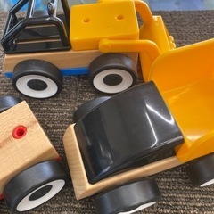 IKEA リラブー LILLABO 車 木製 のりもの おもちゃの画像