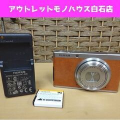 FUJIFILM デジカメ XF1 ブラウン 1200万画素 フ...