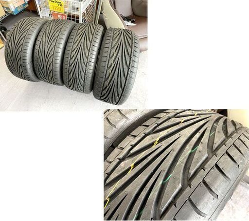 シボレー カマロ 純正アルミホイール＋タイヤ 4本セット 16x8J 5穴 120.65 ＋55 CHEVROLET CAMARO P