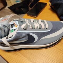 値下げ:CLOT x Sacai x Nike LD Waffle "Grey Obsidian/Cool Grey"の画像