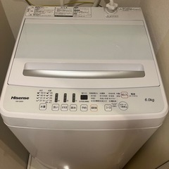 Hisence 2021年製　洗濯機
