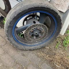 YAMAHA XJR400 4HM リアホイール　旧車　絶版　ヤマハの画像