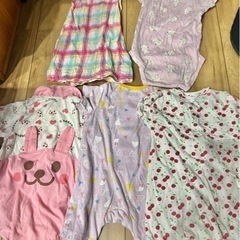 80〜90サイズ　ロンパース　夏　女の子の画像