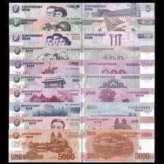 ★超レア★北朝鮮　見本紙幣１０種②