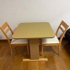[決まりました]   ダイニングセット2人用