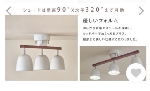 新品　シーリングスポットライト