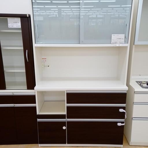 ★ジモティ割あり★ 松田家具 レンジボード  H198×D48.6×W116 クリーニング済み OJ041