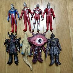 ウルトラマン　ソフビフィギュア８体セット　　