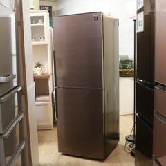 303)SHARP 冷蔵庫 280L 右開き 2ドア SJ-PD28F-T プラズマ