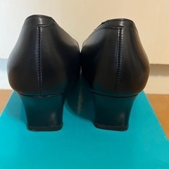 フォーマルシューズ レディース 黒  23cm 冠婚葬祭 入学 入社の画像