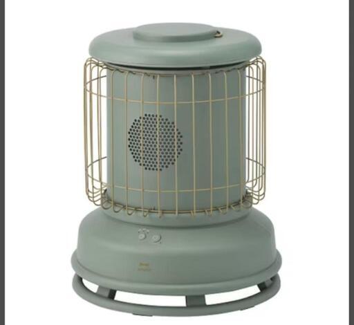 お値下げ！【未使用】BRUNO 全方位型ファンヒーター Classic Stove BOE100-GR グリーン