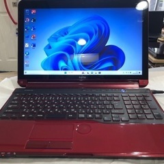 富士通ノートパソコンWindows11 corei7 8GB SSD