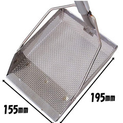 3/27価格改訂！【グリストラップ・側溝清掃用ステンレス清掃器 メッシュタイプ 全長1100mm】使用1年未満の厨房機器　閉店に伴い格安でお譲りします！の画像