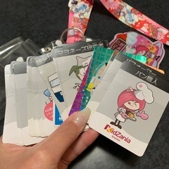 値下げ！キッザニア　首からかけるホルダー　お仕事カードホルダー　ストラップ　カードケース　子供　おもちゃ　テーマパーク　遊び　　1の画像