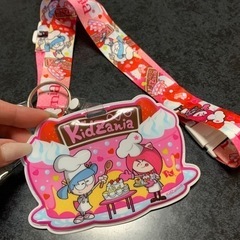 値下げ！キッザニア　首からかけるホルダー　お仕事カードホルダー　ストラップ　カードケース　子供　おもちゃ　テーマパーク　遊び　　1の画像
