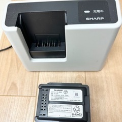 【引取】シャープ　コードレスサイクロン掃除機 ＜EC-SX520＞2017年製の画像
