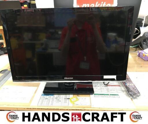 ハイセンス　HJ24K　テレビ　リモコン付き　２４型　中古品　【ハンズクラフト宜野湾店】