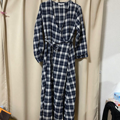 妊娠中・授乳中にもおすすめ！チェックワンピースの画像