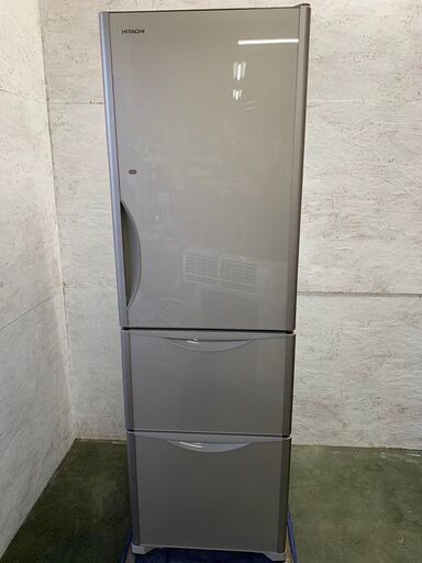 【HITACHI】 日立 3ドア冷凍冷蔵庫  冷凍66L 冷蔵249L  R-S3200FV 2016年製