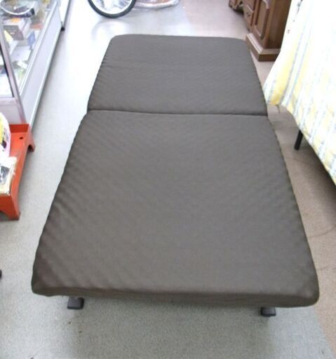 折りたたみベッド リクライニング機能付き 購入 布メッシュ ダーク