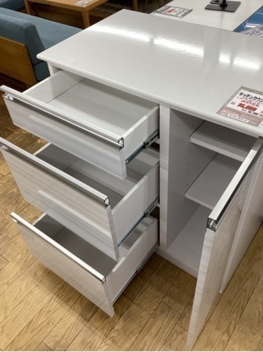 KC-41【新入荷　リサイクル品】キッチンカウンター　白