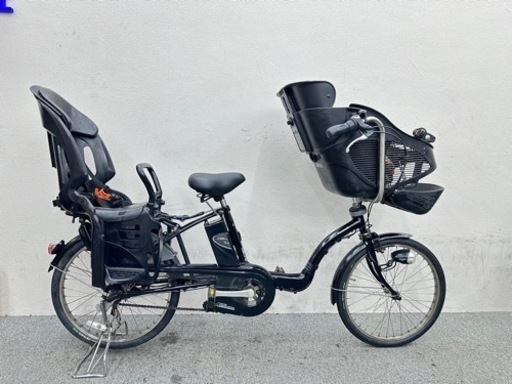 お子様入園の準備に　3人乗り電動自転車　パナソニックギュットミニ　チャイルドシート付き　お買い得