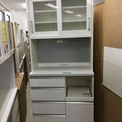 共和産業 シャロー キッチンボード モイス加工(スチームオーブン対応) フルオープンレール キッチン収納 キッチンボード システムキッチンボード 幅90cm 日本製 国産 おしゃれ クリーニング済 堺市【ジャングルジャングル石津店】石津店