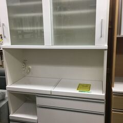 値下げしました!! 松田家具 キッチンボード モイス加工(スチームオーブン対応) スロークローズレール対応 キッチン収納 キッチンボード システムキッチンボード 幅118cm 日本製 国産 おしゃれ クリーニング済 堺市【ジャングルジャングル石津店】