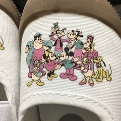 キッズ上履き　ディズニーレトロの画像