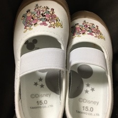 キッズ上履き　ディズニーレトロ